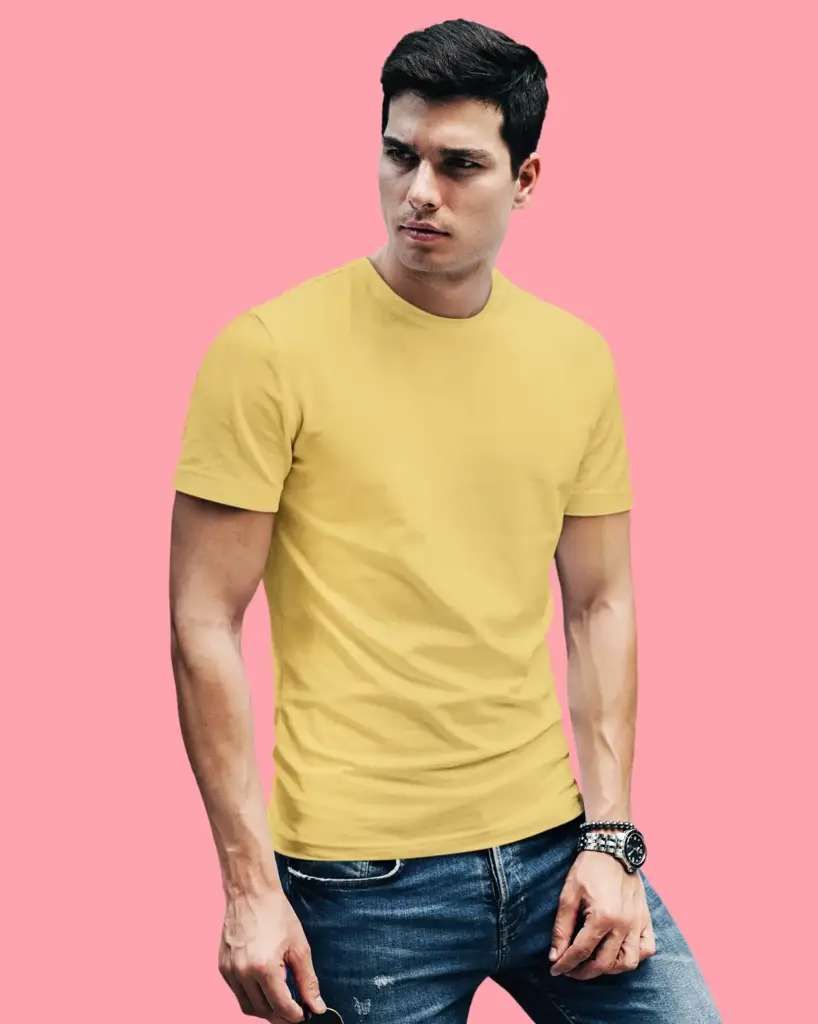 Men's Yellow T-Shirt